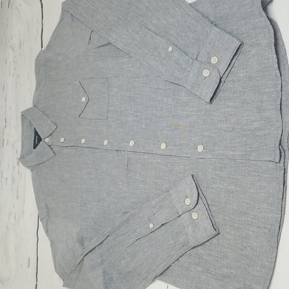 asos Button Down Long Sleeve Shirt - Picture 4 of 11